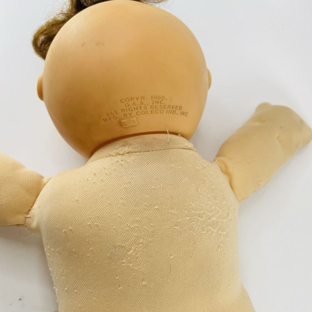 Cabbage Patch Kid Vintage 1988 Preemie Doll Red Pajamas Outfit - Picture 7 of 13